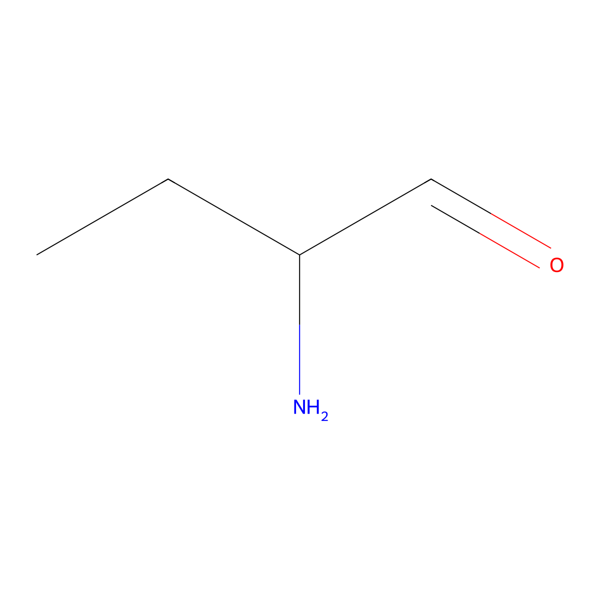 (2S)-2-aminobutanal molecular structure, CAS 1243173-40-1