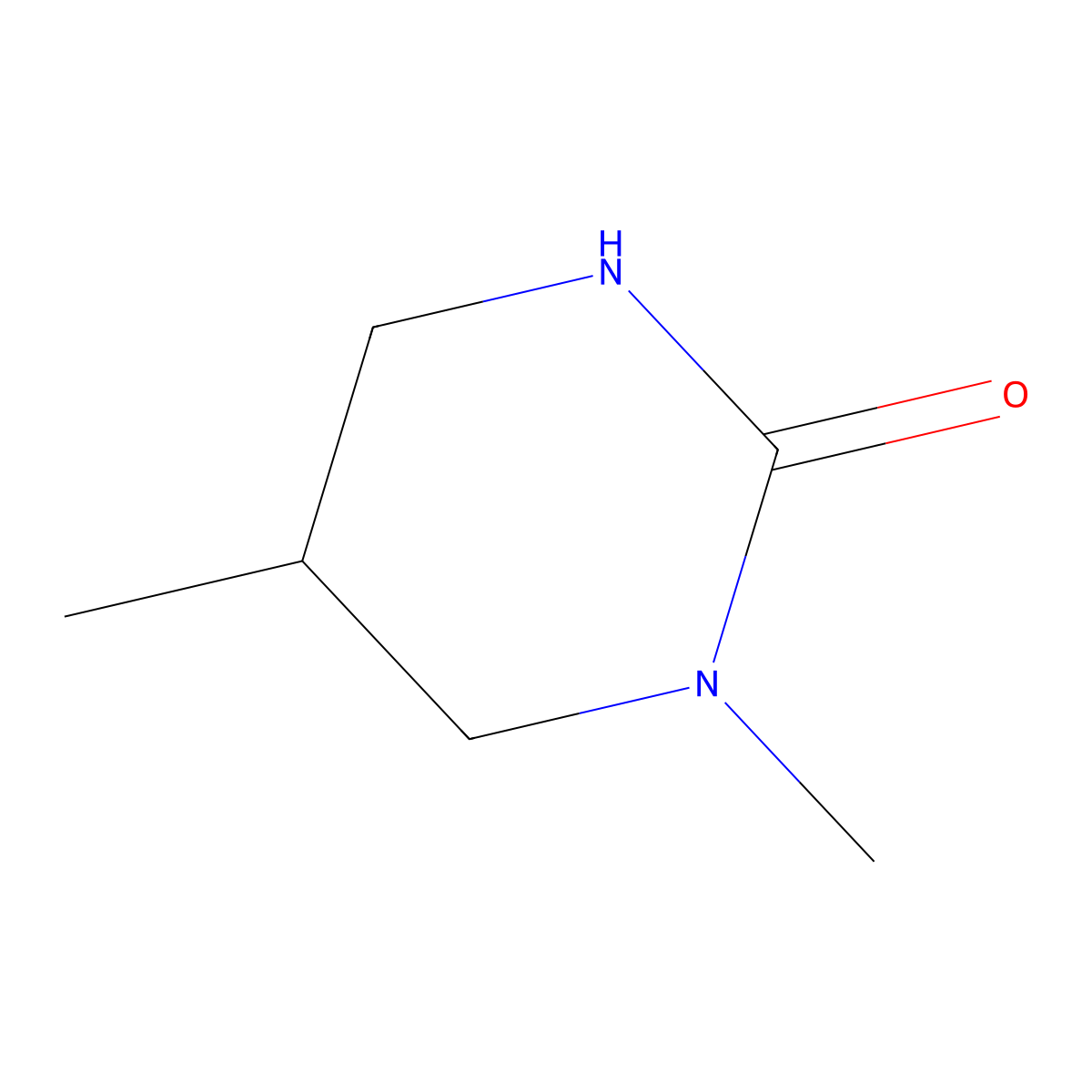 1,5-Dimethyltetrahydropyrimidin-2(1H)-one molecular structure, CAS 1243250-03-4