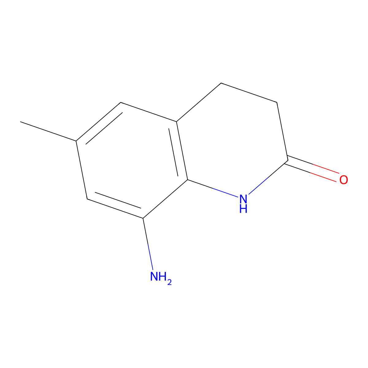 8-Amino-6-methyl-3,4-dihydroquinolin-2(1H)-one molecular structure, CAS 1243250-09-0