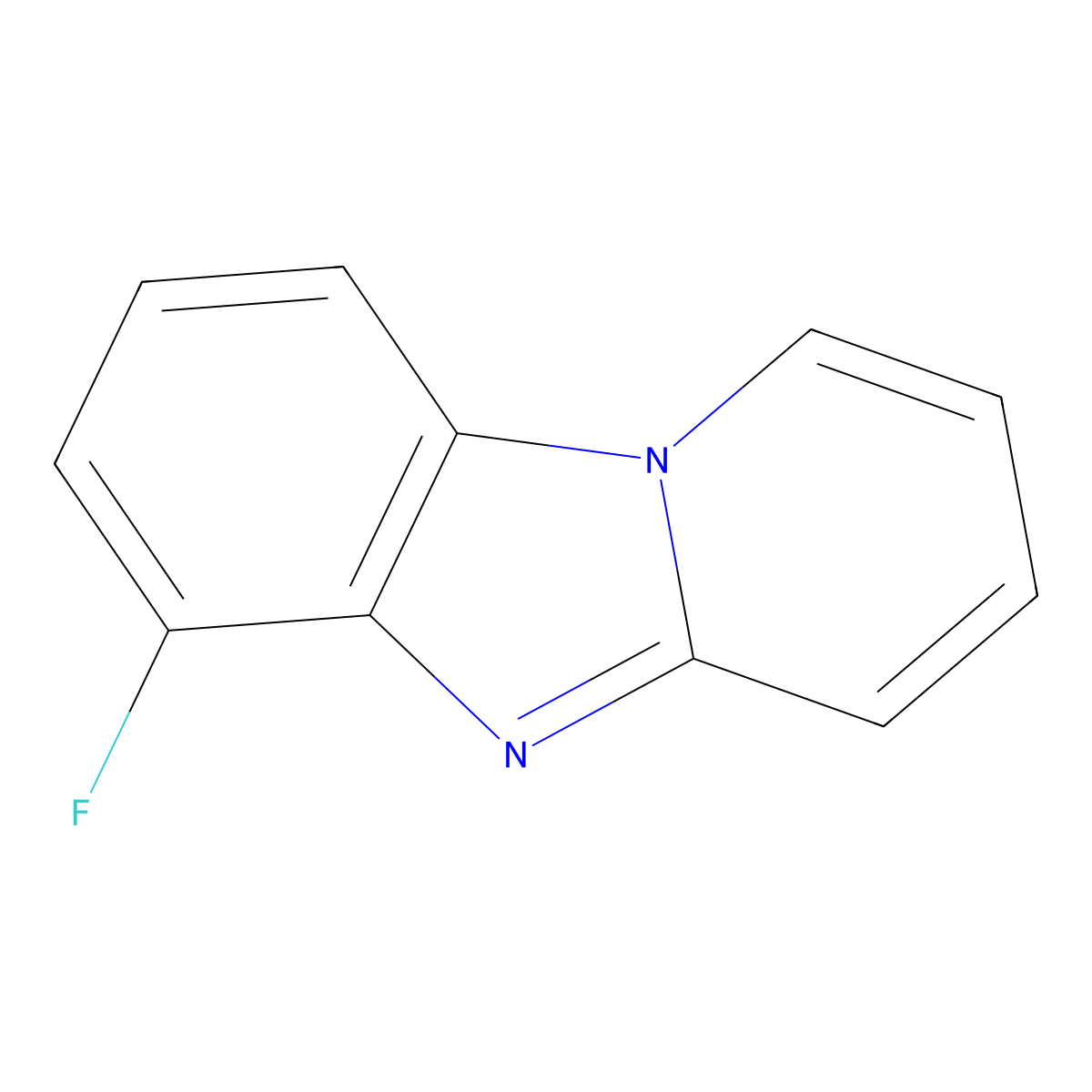 6-Fluoropyrido[1,2-a]benzimidazole molecular structure, CAS 1243273-02-0