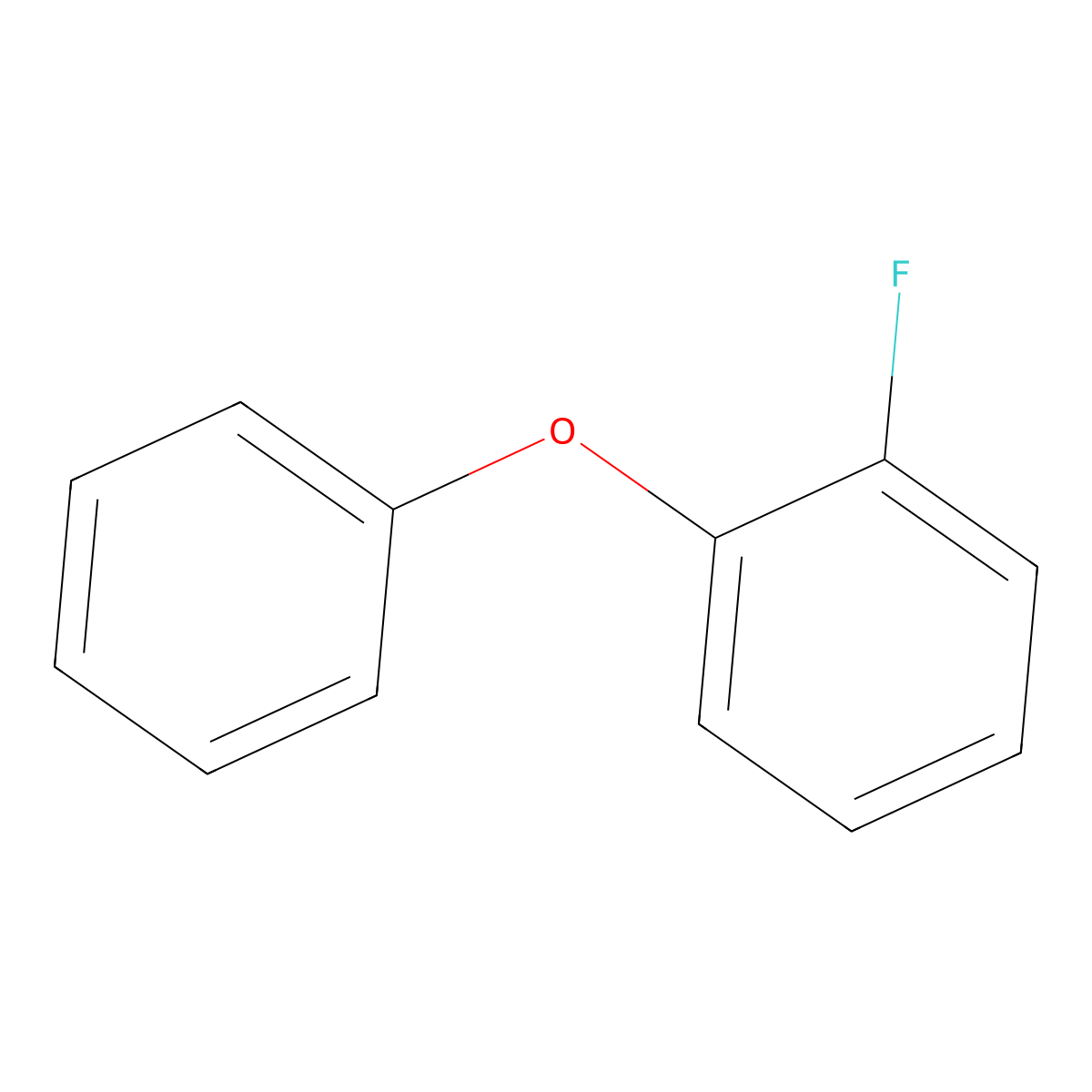 1-Fluoro-2-phenoxybenzene molecular structure, CAS 124330-20-7