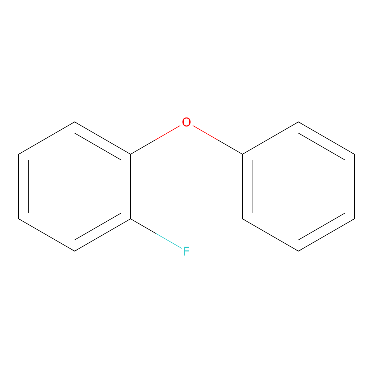 1-Fluoro-2-phenoxybenzene molecular structure, CAS 124330-20-7