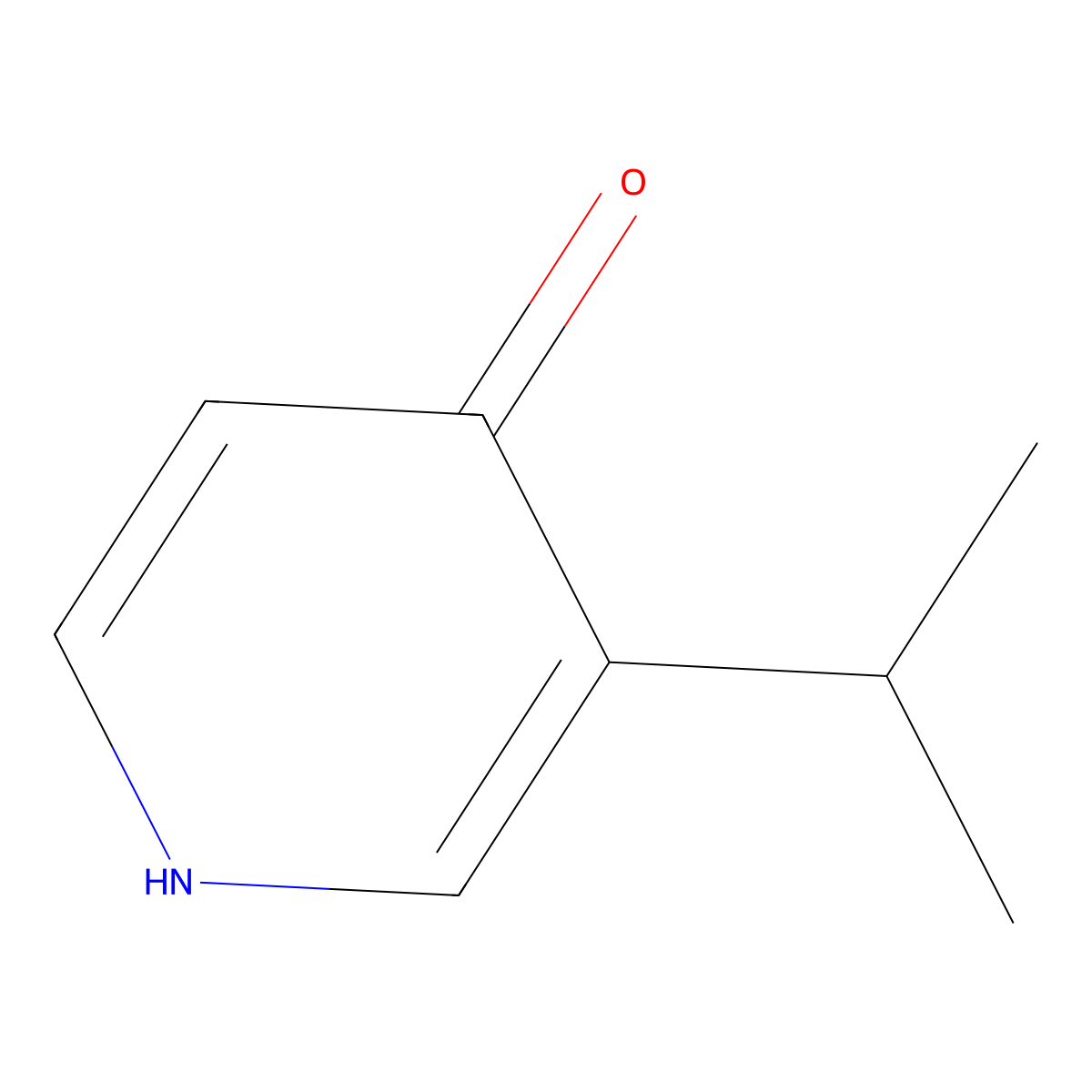 3-(Propan-2-yl)pyridin-4-ol molecular structure, CAS 1243373-60-5