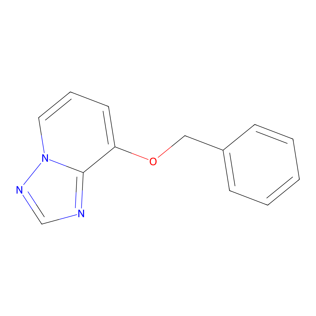 8-(Benzyloxy)-[1,2,4]triazolo[1,5-a]pyridine molecular structure, CAS 124340-05-2