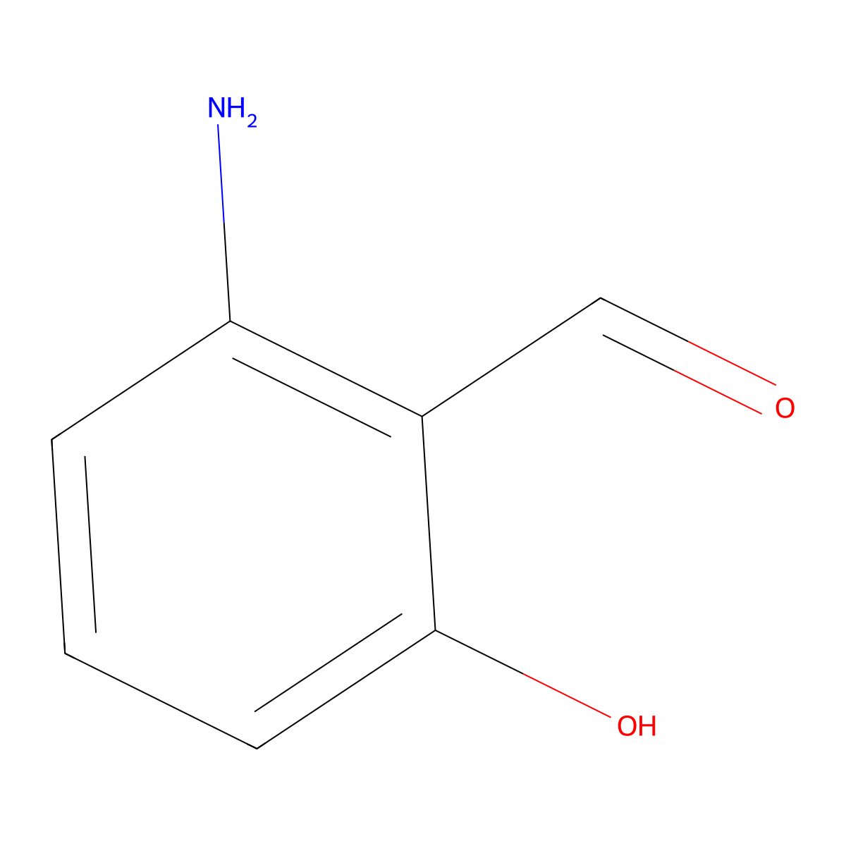 2-Amino-6-hydroxybenzaldehyde molecular structure, CAS 1243411-74-6