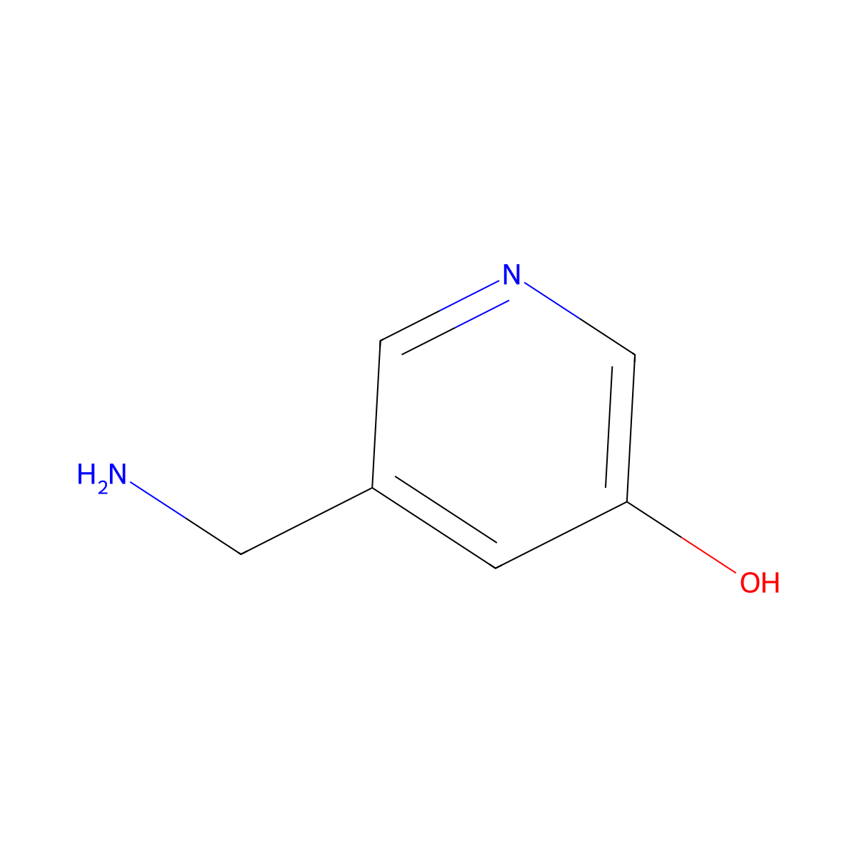 5-(Aminomethyl)pyridin-3-ol molecular structure, CAS 1243414-96-1
