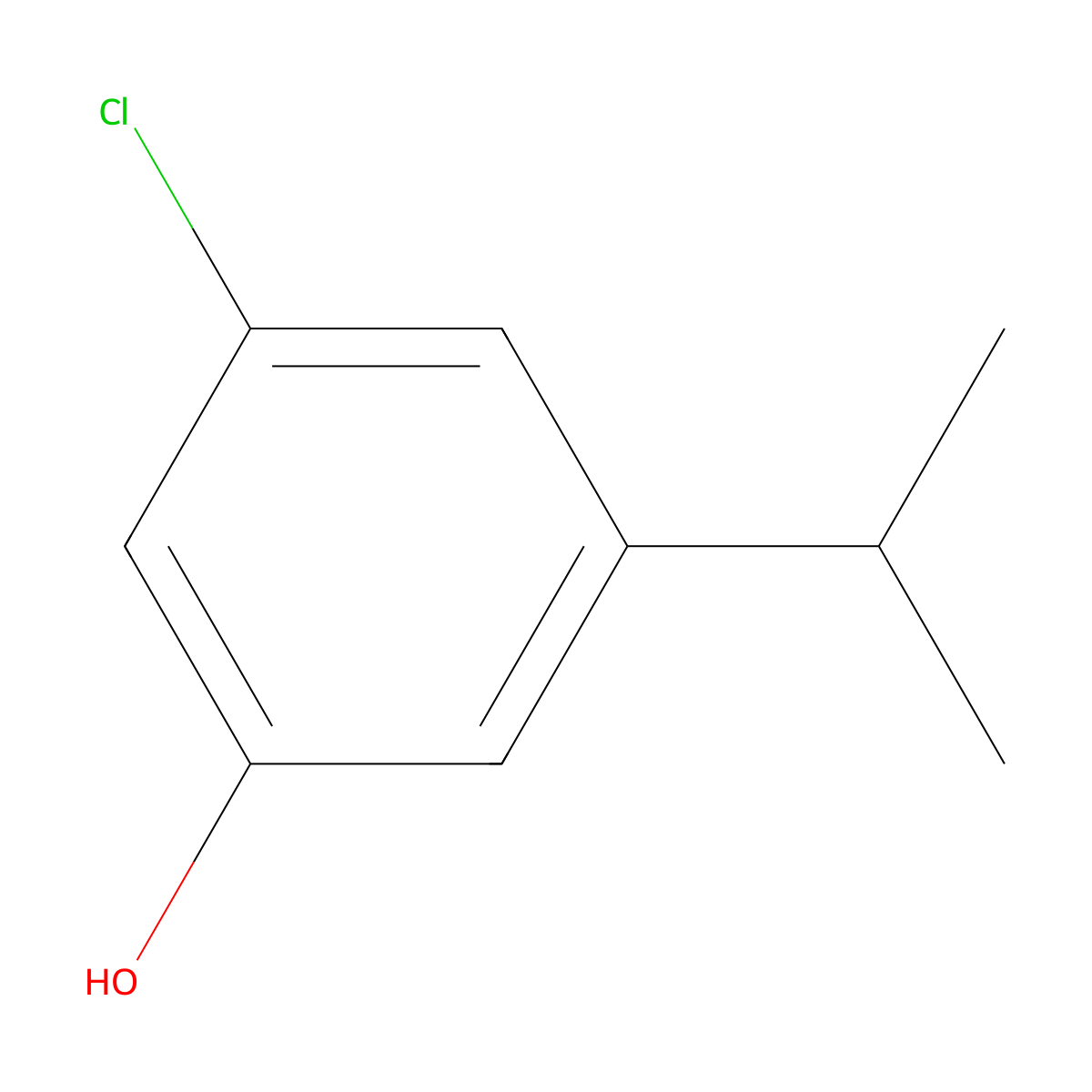 3-Chloro-5-isopropylphenol molecular structure, CAS 1243439-86-2
