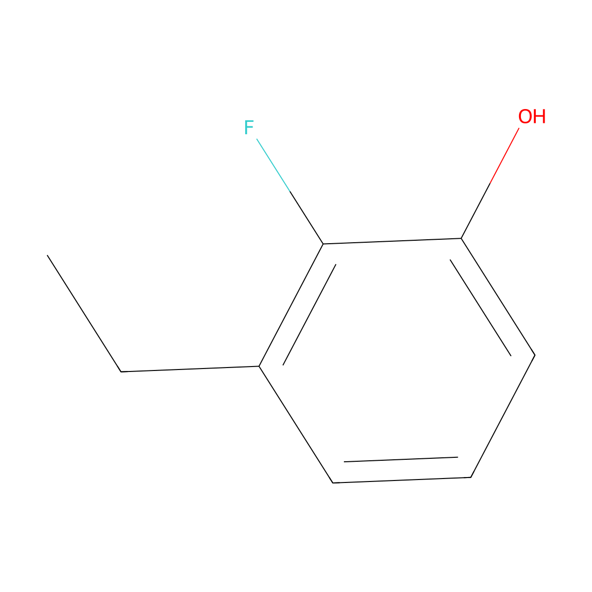 3-Ethyl-2-fluorophenol molecular structure, CAS 1243456-02-1