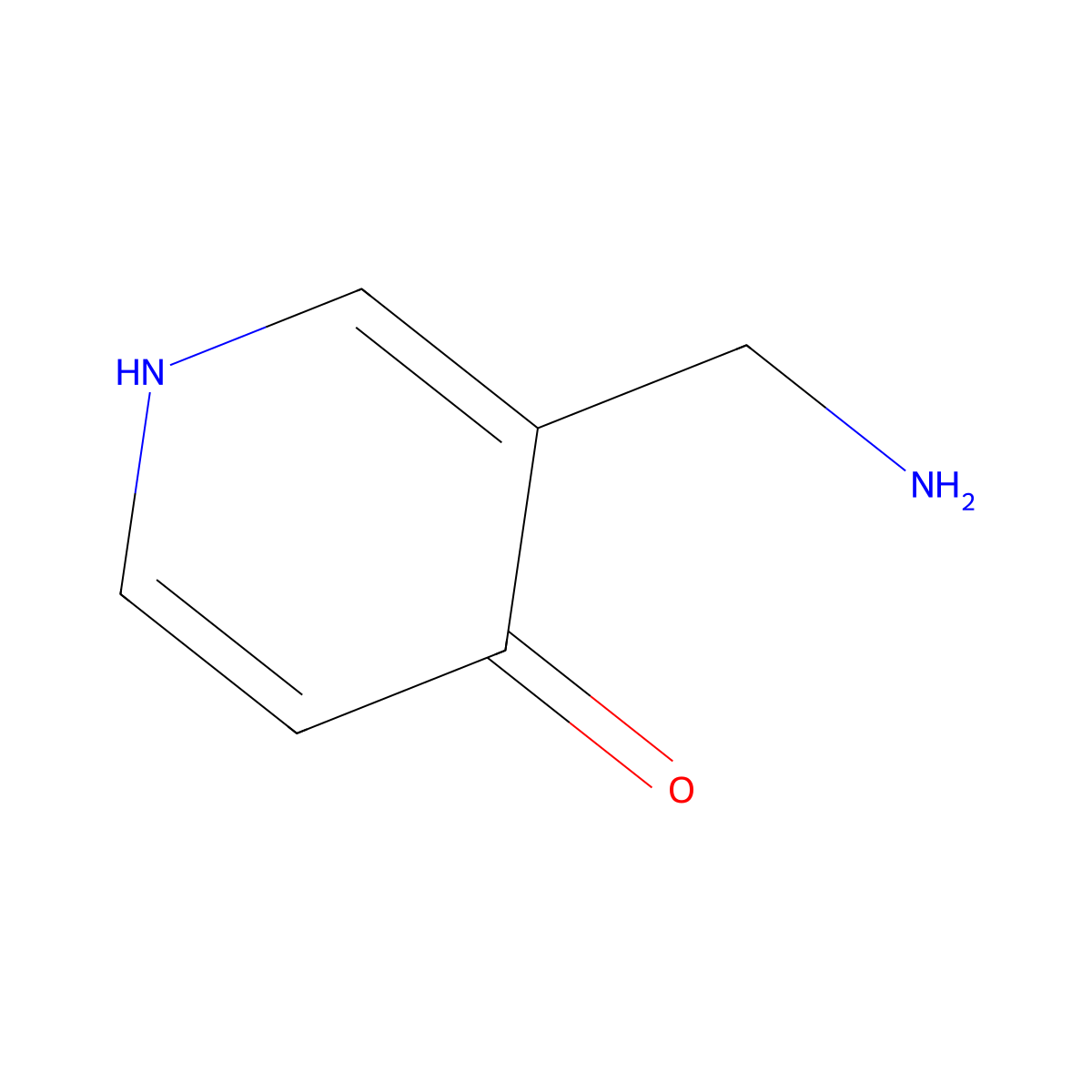 3-(Aminomethyl)pyridin-4-ol molecular structure, CAS 1243458-09-4
