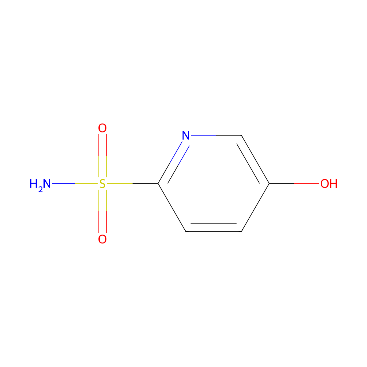 5-Hydroxypyridine-2-sulfonamide molecular structure, CAS 1243461-98-4