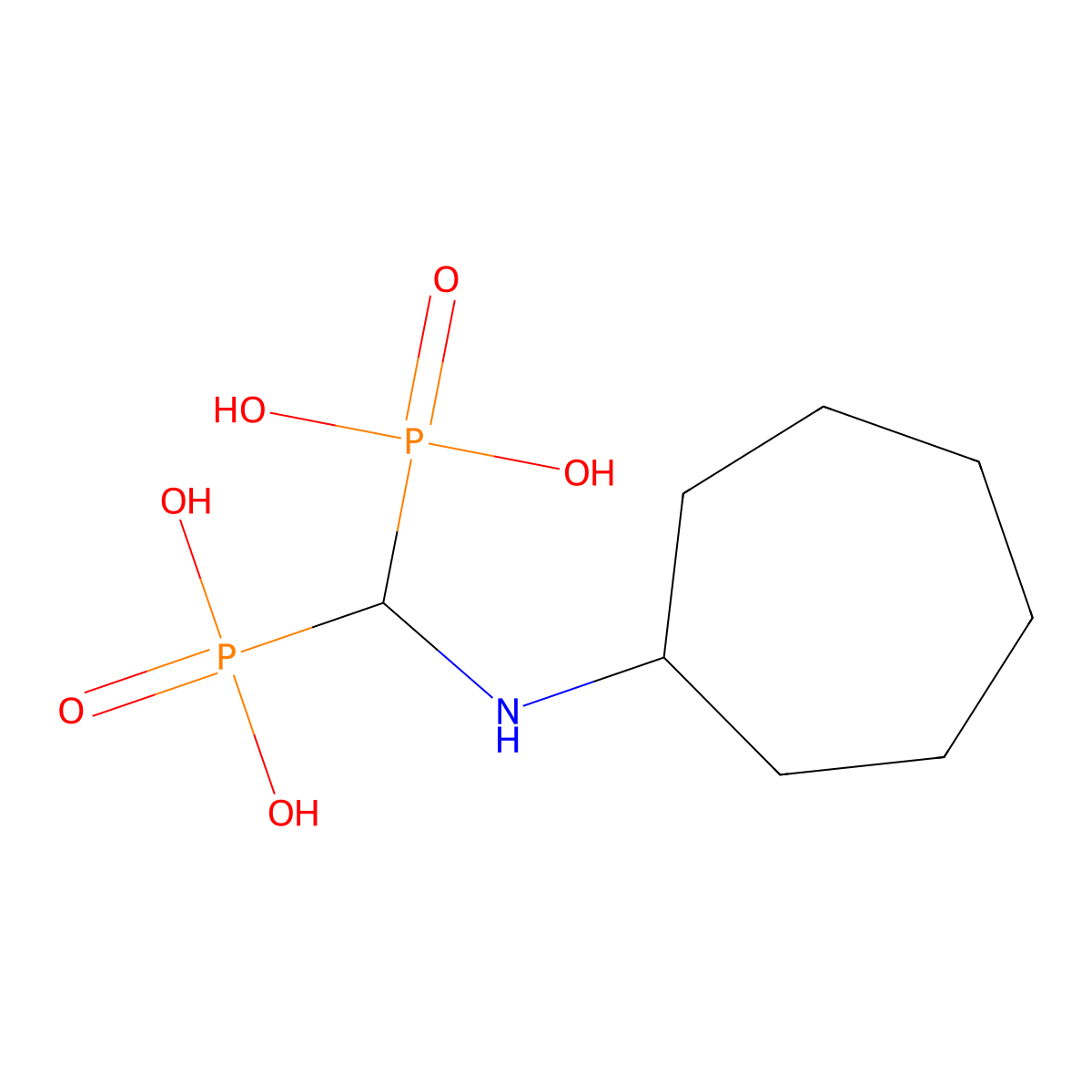 Incadronic Acid molecular structure, CAS 124351-85-5
