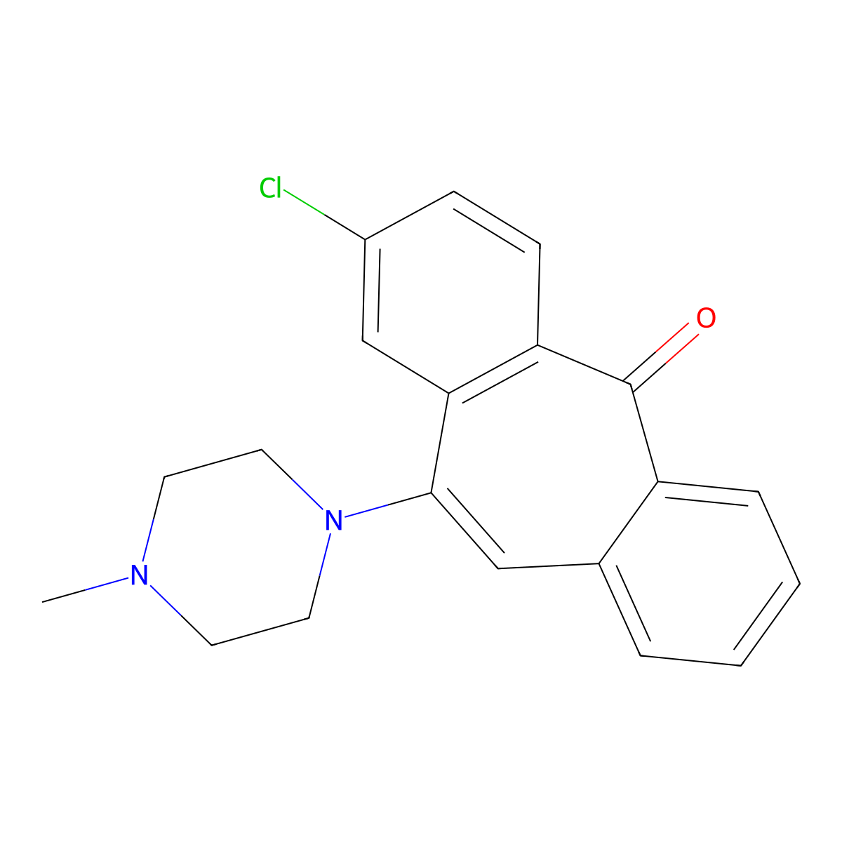 Clozapine Analogues molecular structure, CAS 124380-97-8