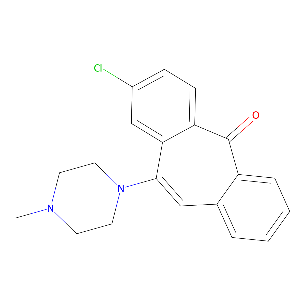 Clozapine Analogues molecular structure, CAS 124380-97-8