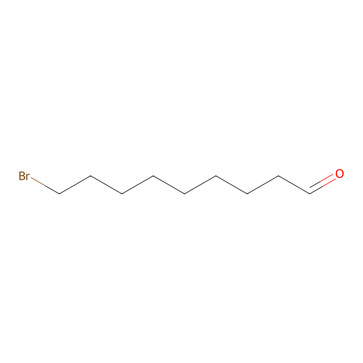 9-Bromononanal molecular structure, CAS 124388-97-2