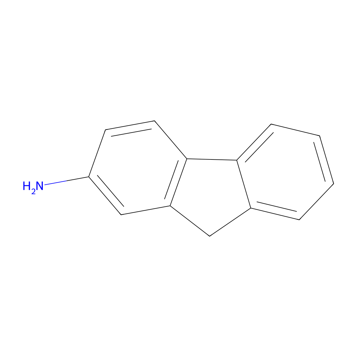 2-Aminofluorene molecular structure, CAS 124391-61-3