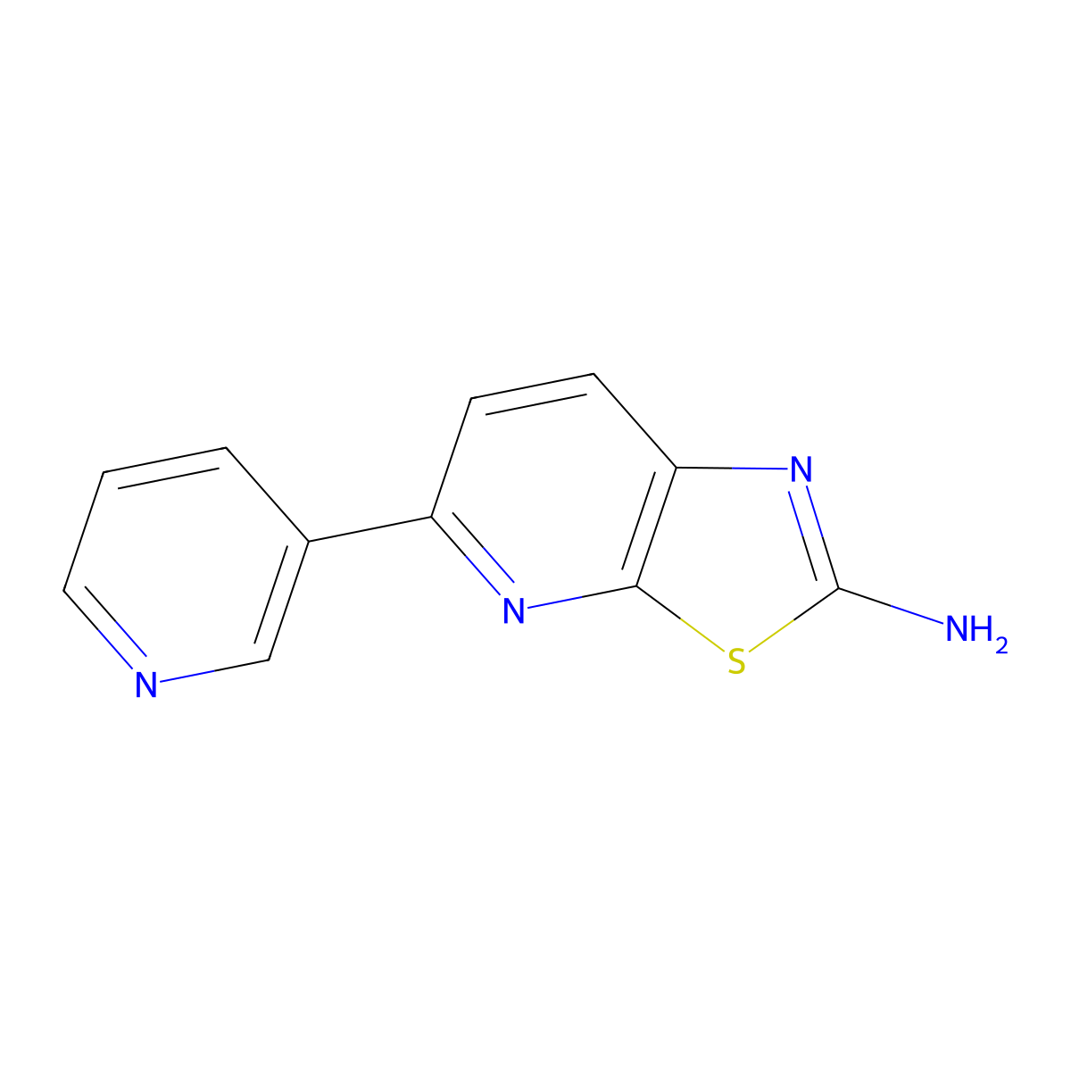 5-Pyridin-3-yl-[1,3]thiazolo[5,4-b]pyridin-2-amine molecular structure, CAS 1244059-47-9