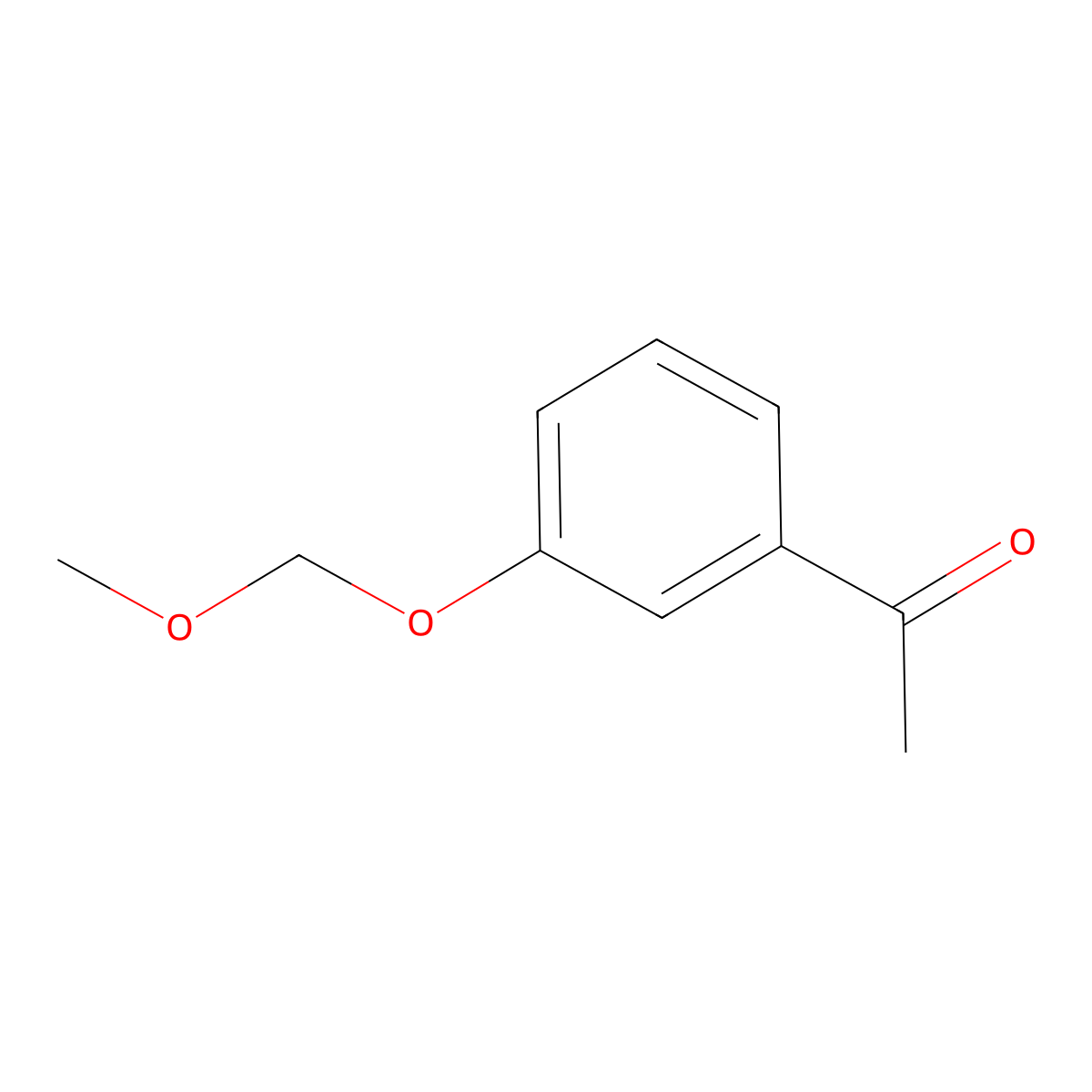 Ethanone, 1-[3-(methoxymethoxy)phenyl]- molecular structure, CAS 124414-06-8