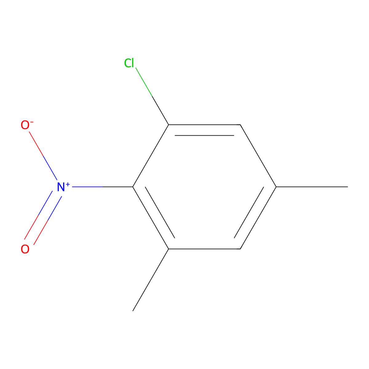 1-Chloro-3,5-dimethyl-2-nitrobenzene molecular structure, CAS 124421-11-0
