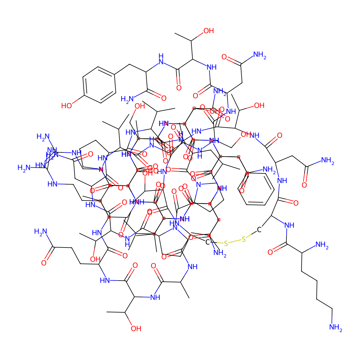 Amylin (rat) molecular structure, CAS 124447-81-0