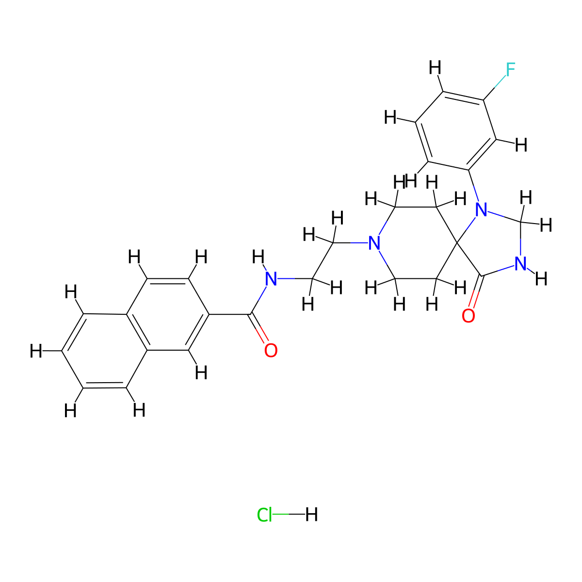 VU 0364739 hydrochloride molecular structure, CAS 1244640-48-9