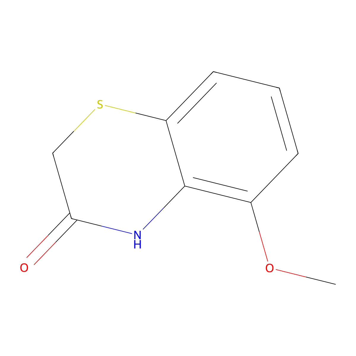 5-Methoxy-2H-benzo[b][1,4]thiazin-3(4H)-one molecular structure, CAS 1245004-58-3