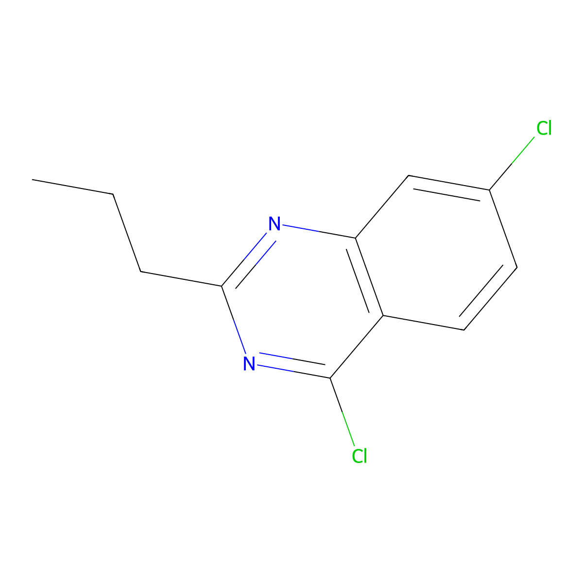 4,7-Dichloro-2-propylquinazoline molecular structure, CAS 1245046-91-6
