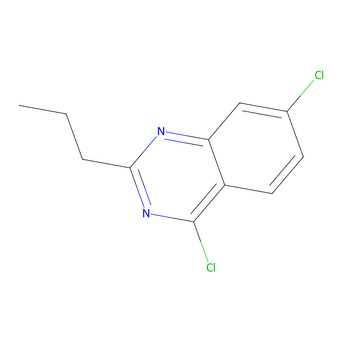 4,7-Dichloro-2-propylquinazoline molecular structure, CAS 1245046-91-6
