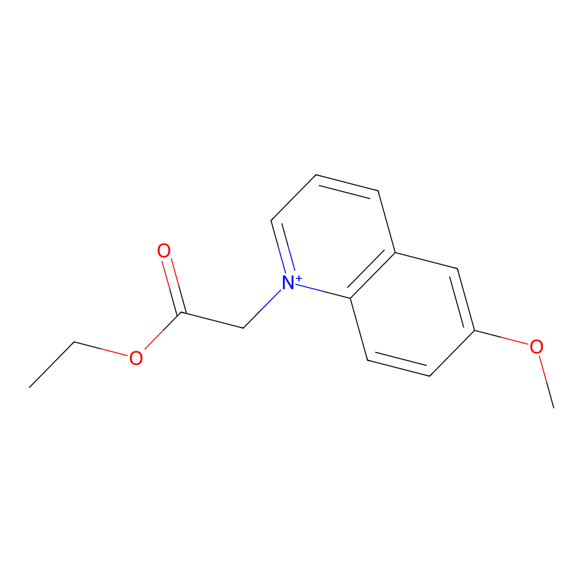 N-(6-methoxyquinolyl)acetoethyl ester molecular structure, CAS 124505-60-8