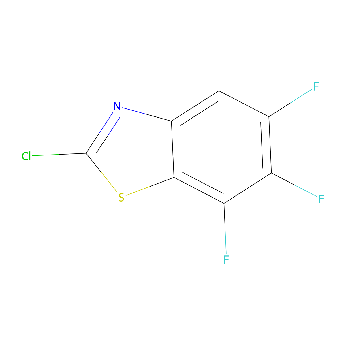 2-Chloro-5,6,7-trifluorobenzo[d]thiazole molecular structure, CAS 1245053-34-2