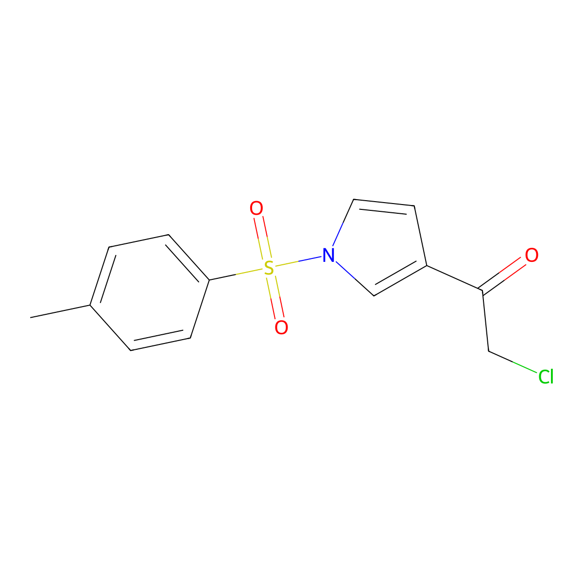 3-(Chloroacetyl)-1-tosylpyrrole molecular structure, CAS 124511-96-2
