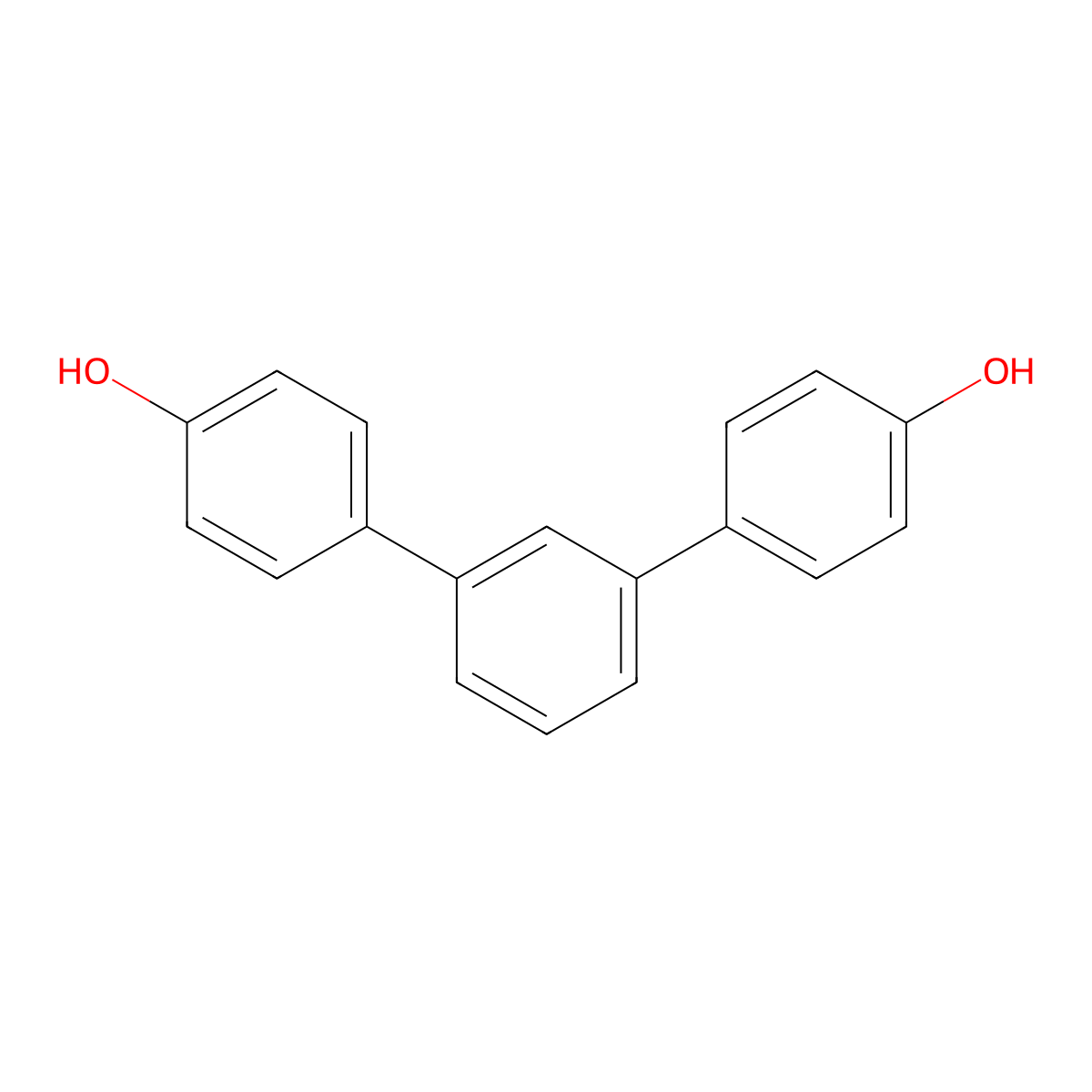 [1,1':3',1''-Terphenyl]-4,4''-diol molecular structure, CAS 124526-56-3
