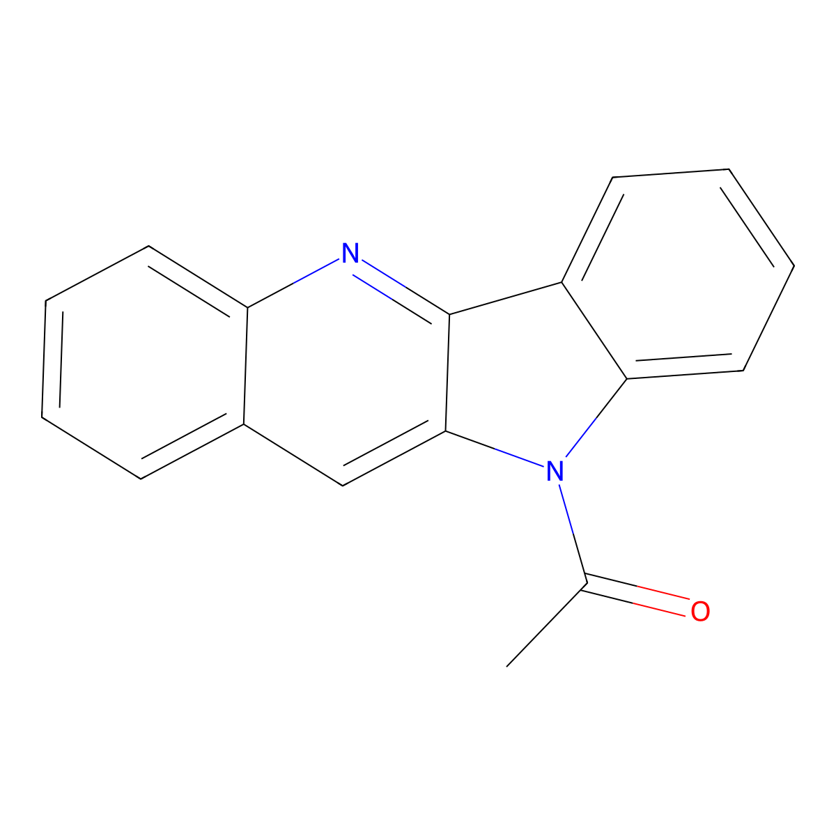 10-Acetylquindoline molecular structure, CAS 124531-16-4