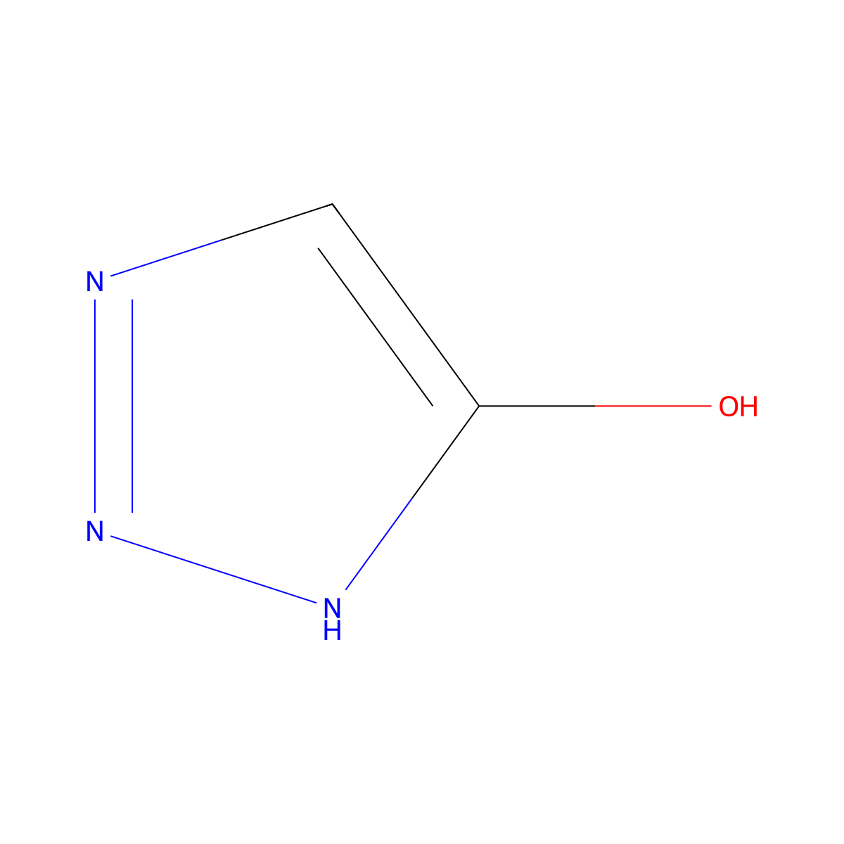 1H-1,2,3-triazole-5-OH molecular structure, CAS 124531-95-9