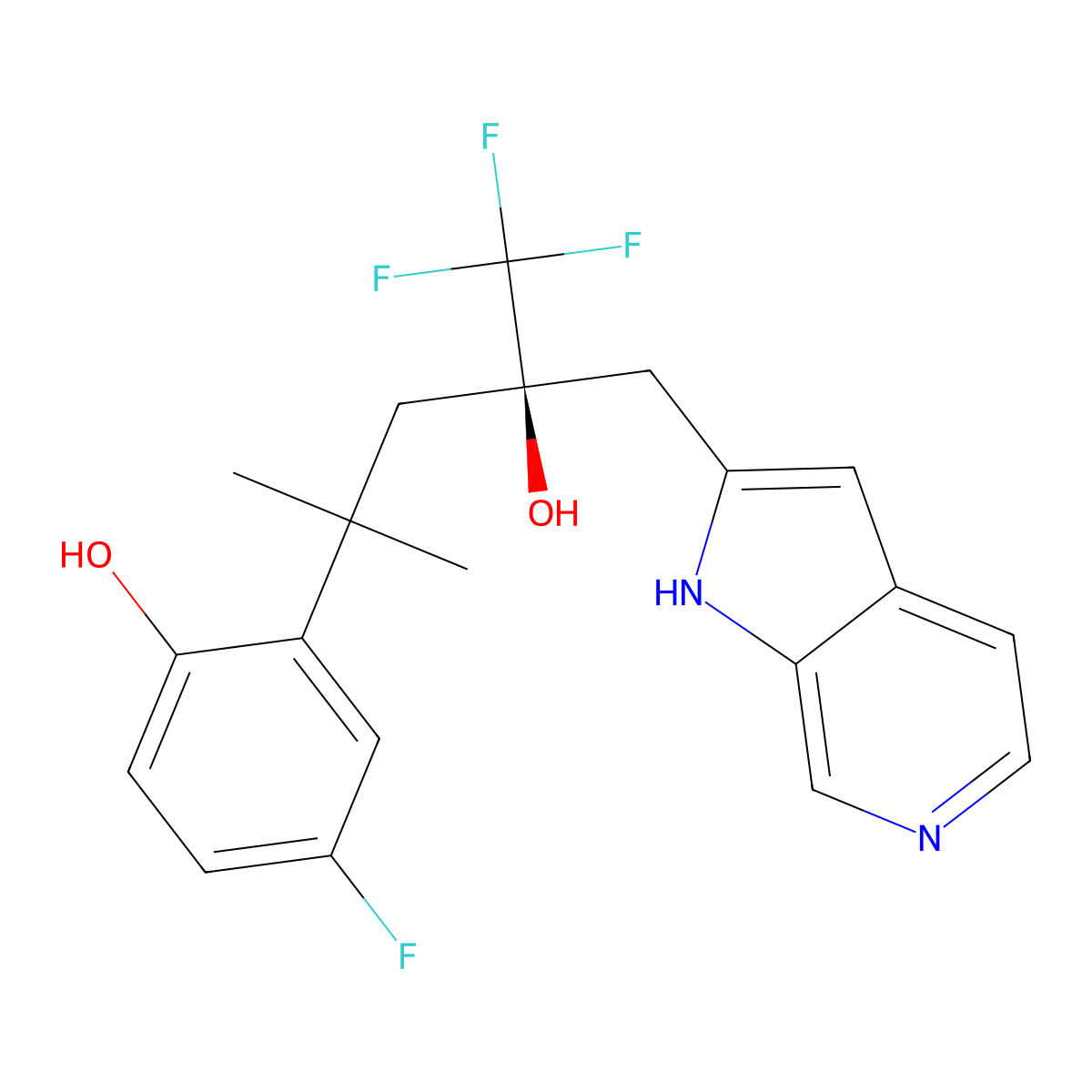 Glucocorticoid receptor agonist molecular structure, CAS 1245526-82-2