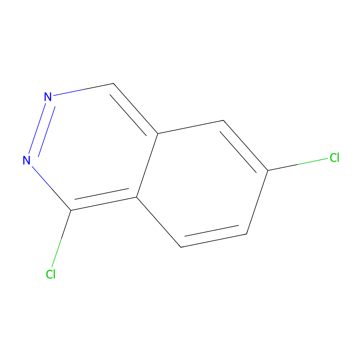 1,6-Dichlorophthalazine molecular structure, CAS 124556-78-1