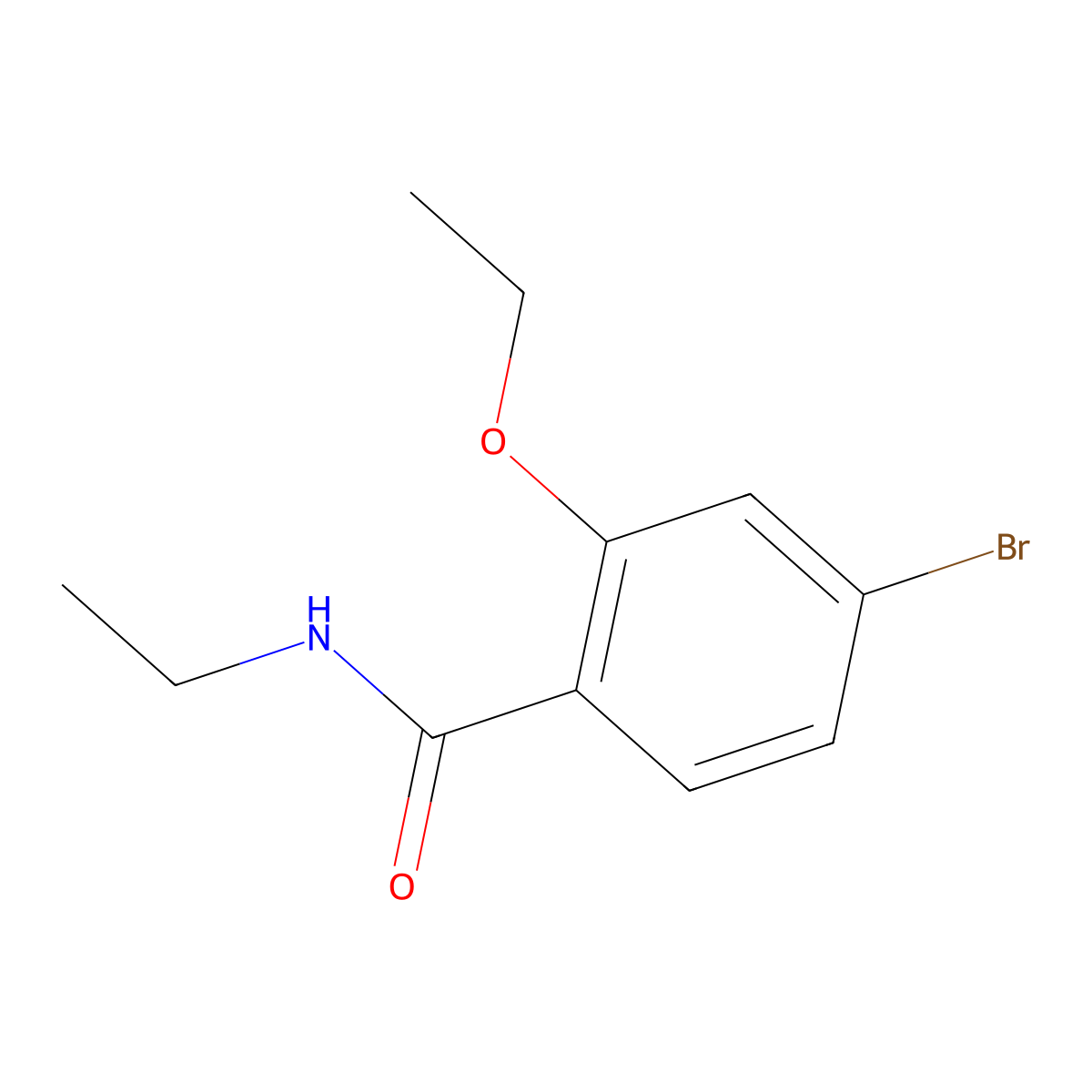 4-Bromo-2-ethoxy-N-ethylbenzamide molecular structure, CAS 1245563-10-3