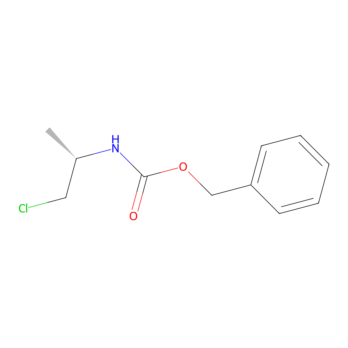 (S)-Benzyl (1-chloropropan-2-yl)carbamate molecular structure, CAS 1245643-24-6