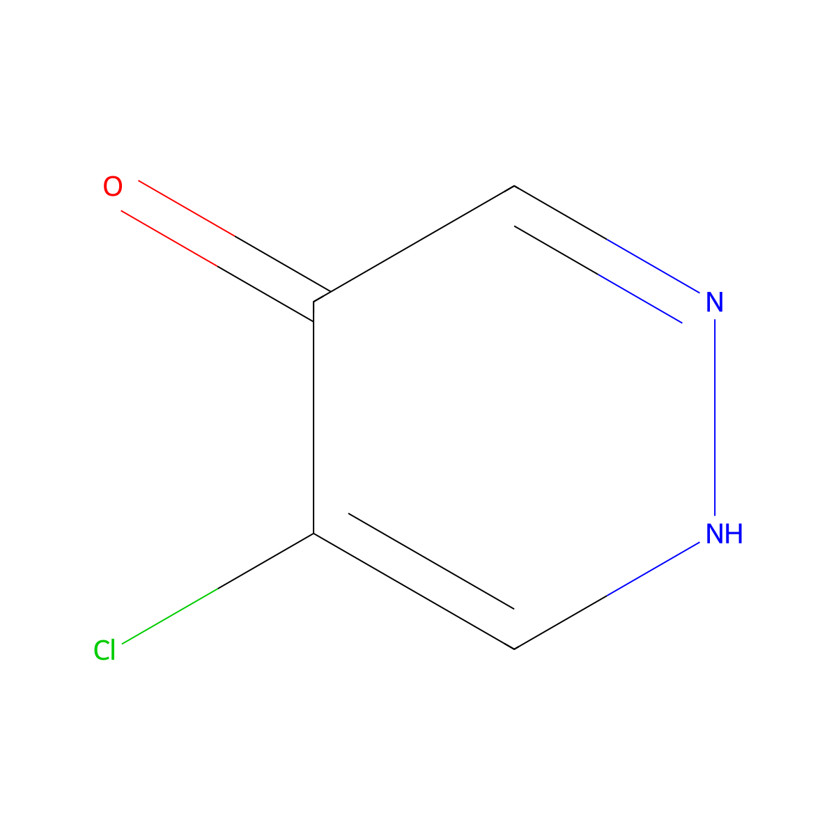 5-Chloropyridazin-4-ol molecular structure, CAS 1245643-70-2