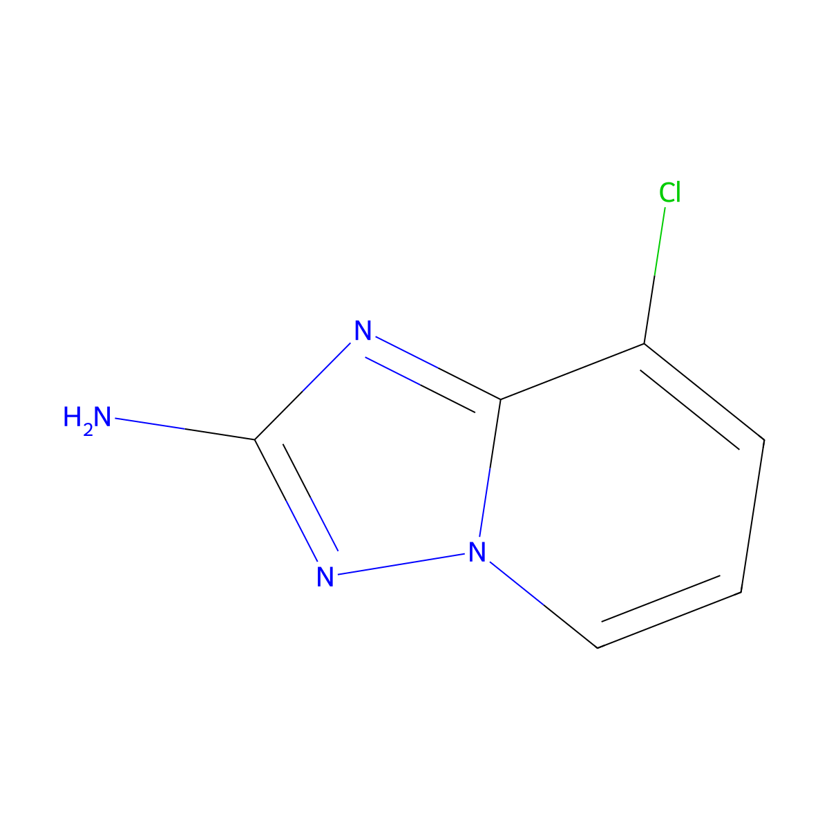 8-Chloro-[1,2,4]triazolo[1,5-A]pyridin-2-amine molecular structure, CAS 1245644-68-1