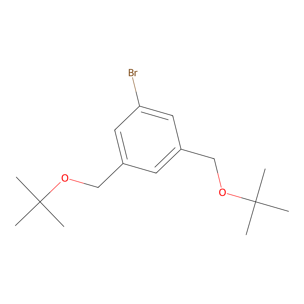 1-Bromo-3,5-bis(tert-butoxymethyl)benzene molecular structure, CAS 1245644-77-2