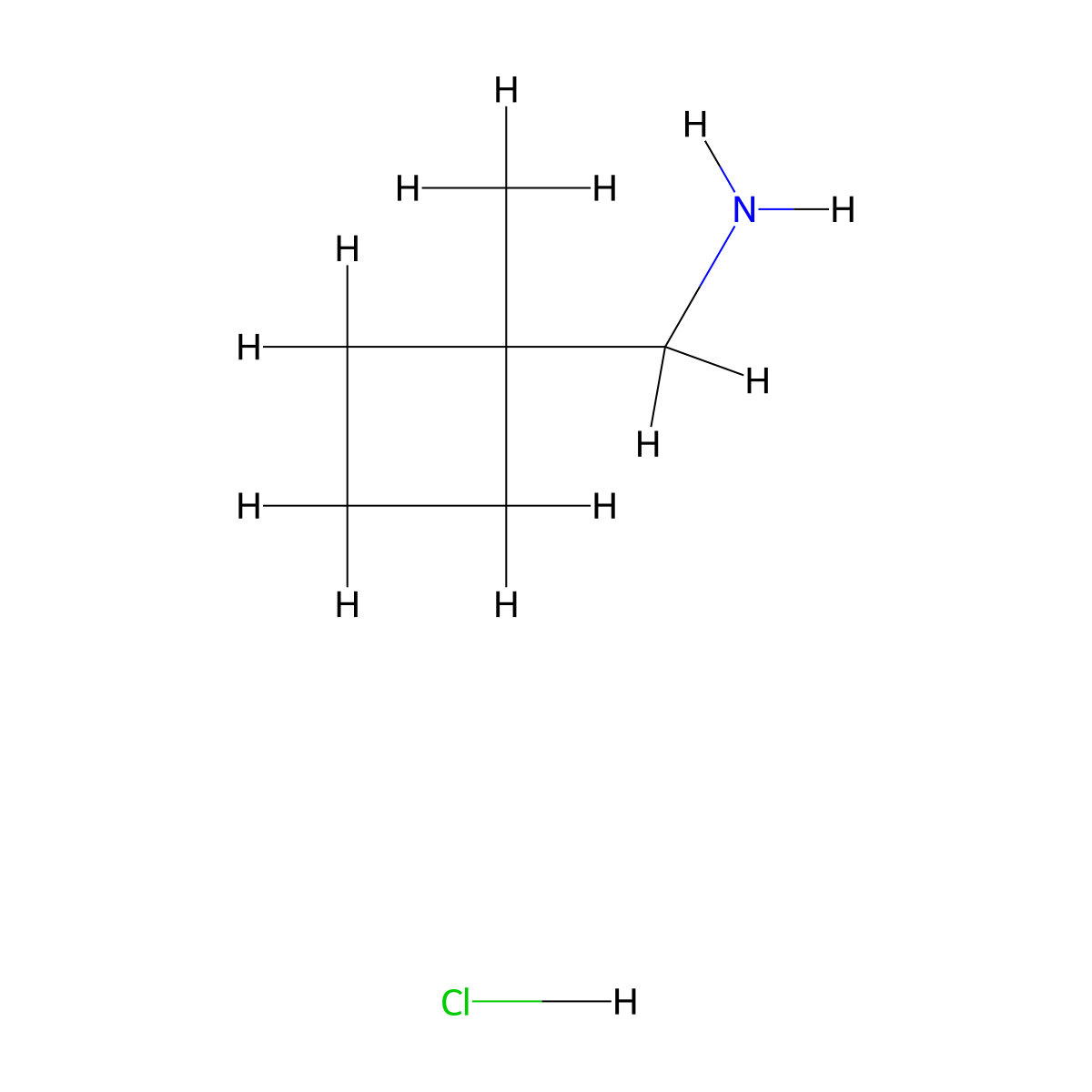 (1-Methylcyclobutyl)methanamine hydrochloride molecular structure, CAS 1245647-53-3