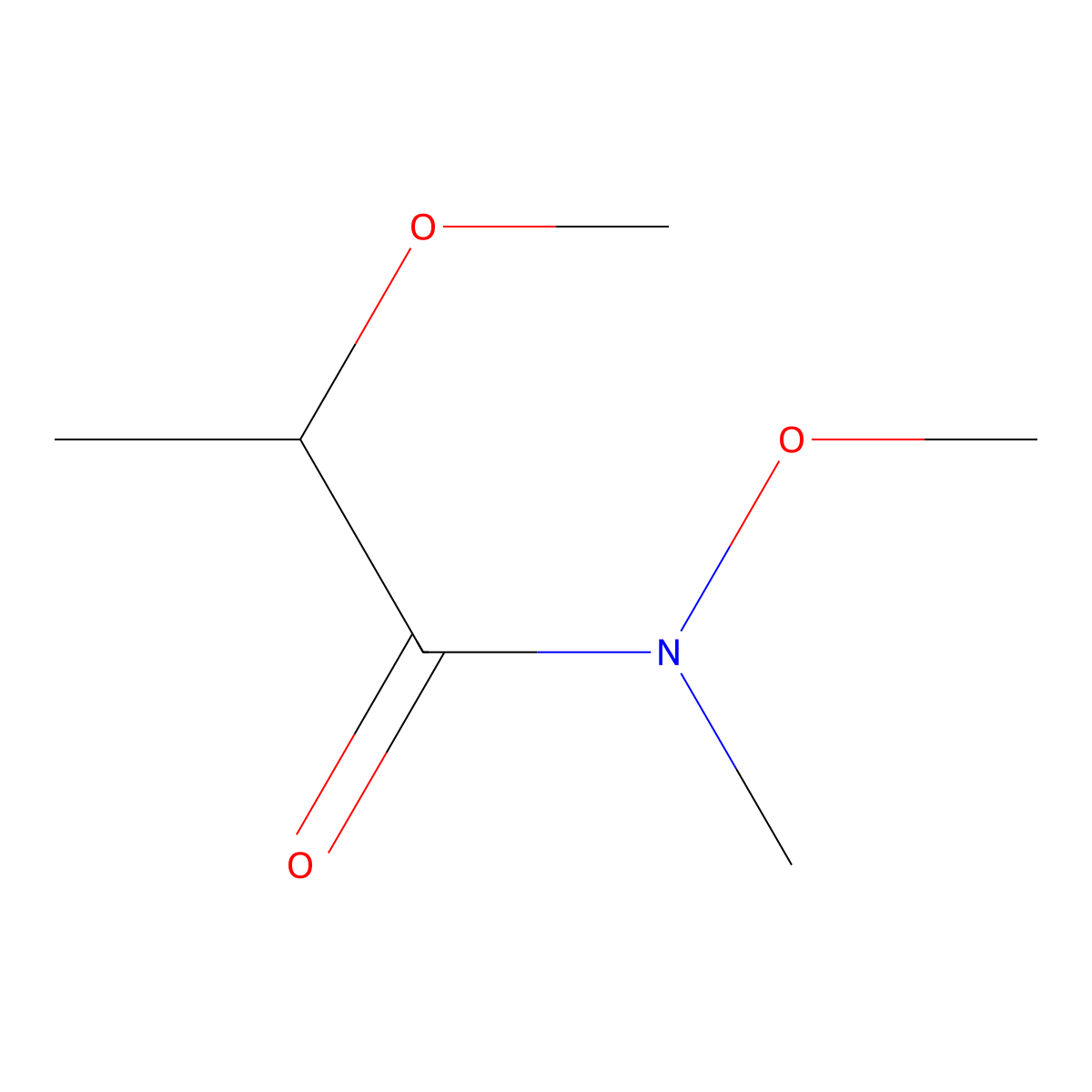 N,2-Dimethoxy-N-methylpropanamide molecular structure, CAS 1245722-39-7