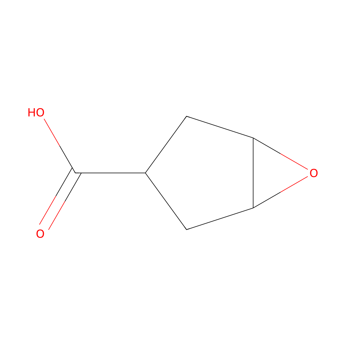 6-Oxabicyclo[3.1.0]hexane-3-carboxylic acid molecular structure, CAS 1245806-43-2