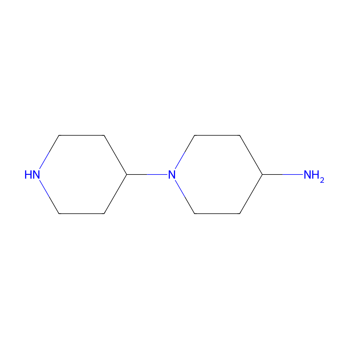 1-(Piperidin-4-yl)piperidin-4-amine molecular structure, CAS 1245806-98-7