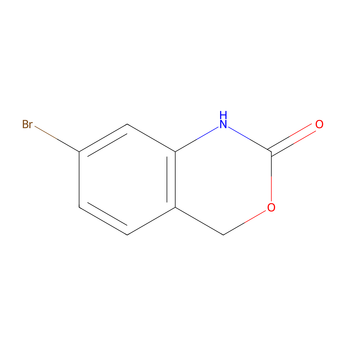 7-bromo-2,4-dihydro-1H-3,1-benzoxazin-2-one molecular structure, CAS 1245808-46-1