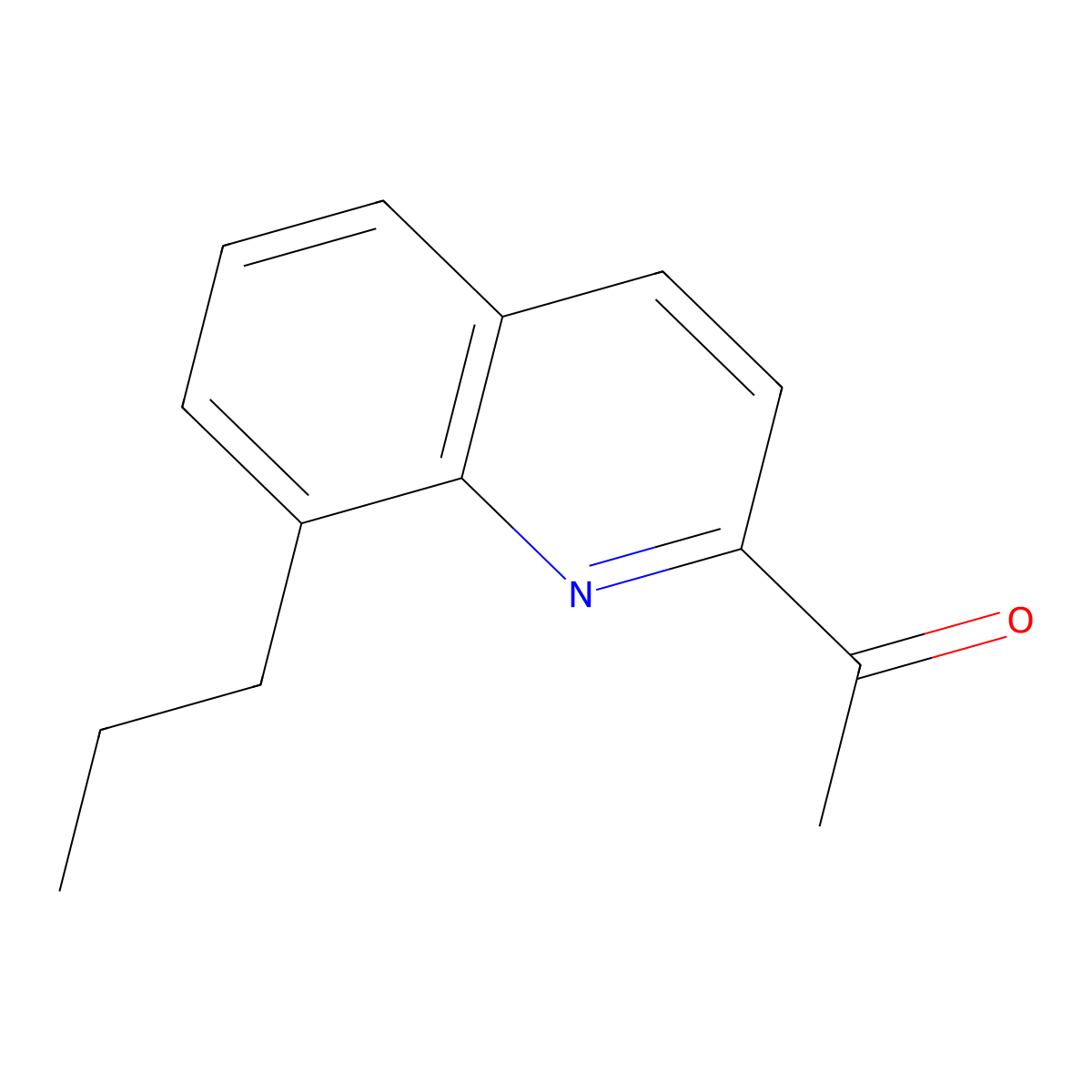 1-(8-Propylquinolin-2-yl)ethanone molecular structure, CAS 1245822-63-2