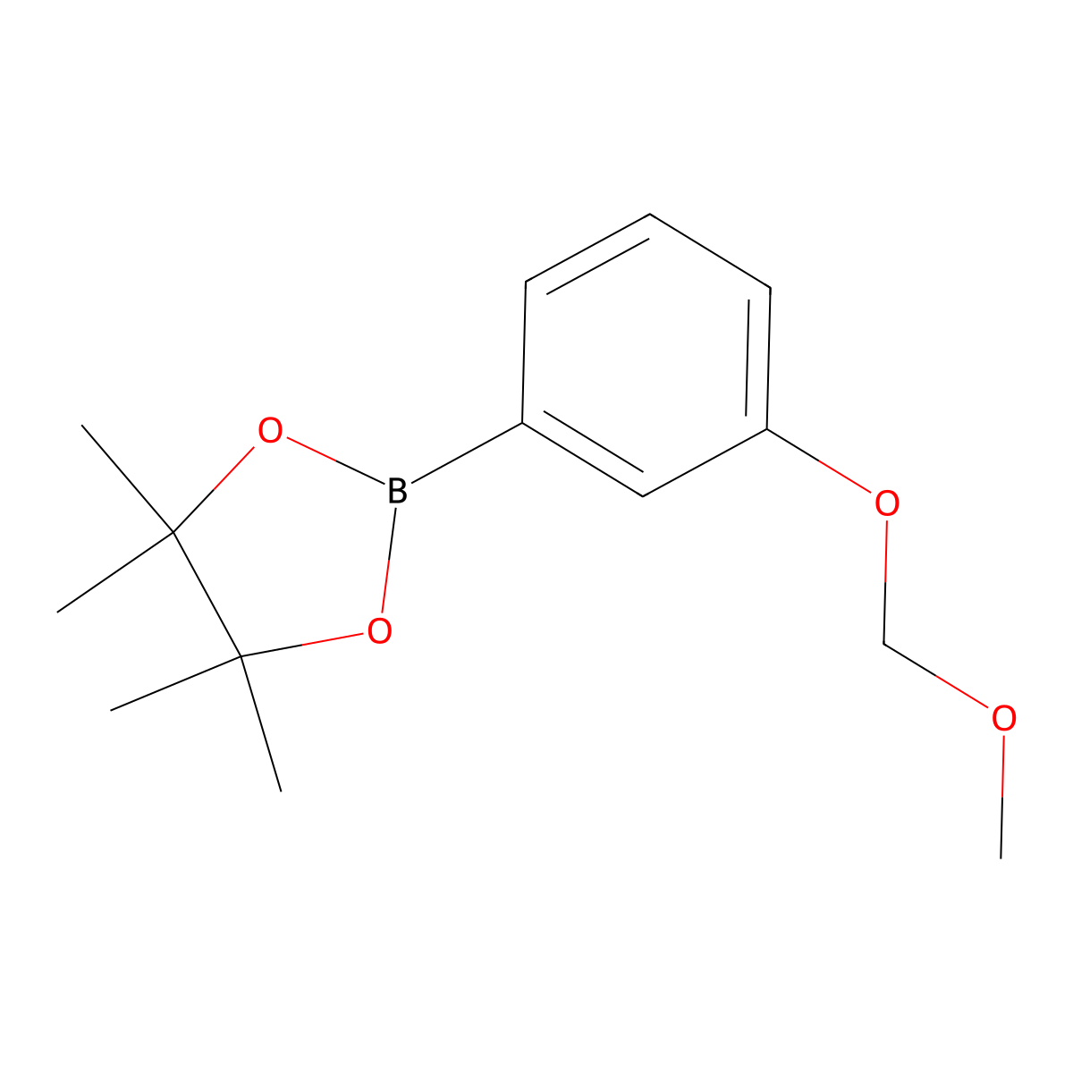 3-(Methoxymethoxy)phenylboronic Acid Pinacol Ester molecular structure, CAS 1245824-36-5