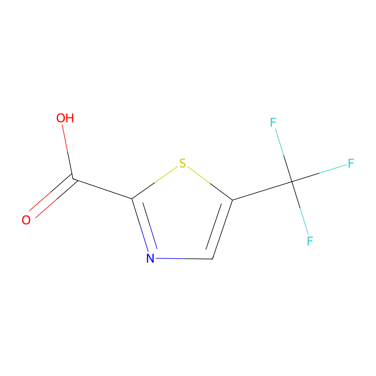 5-(Trifluoromethyl)thiazole-2-carboxylic acid molecular structure, CAS 1246006-74-5
