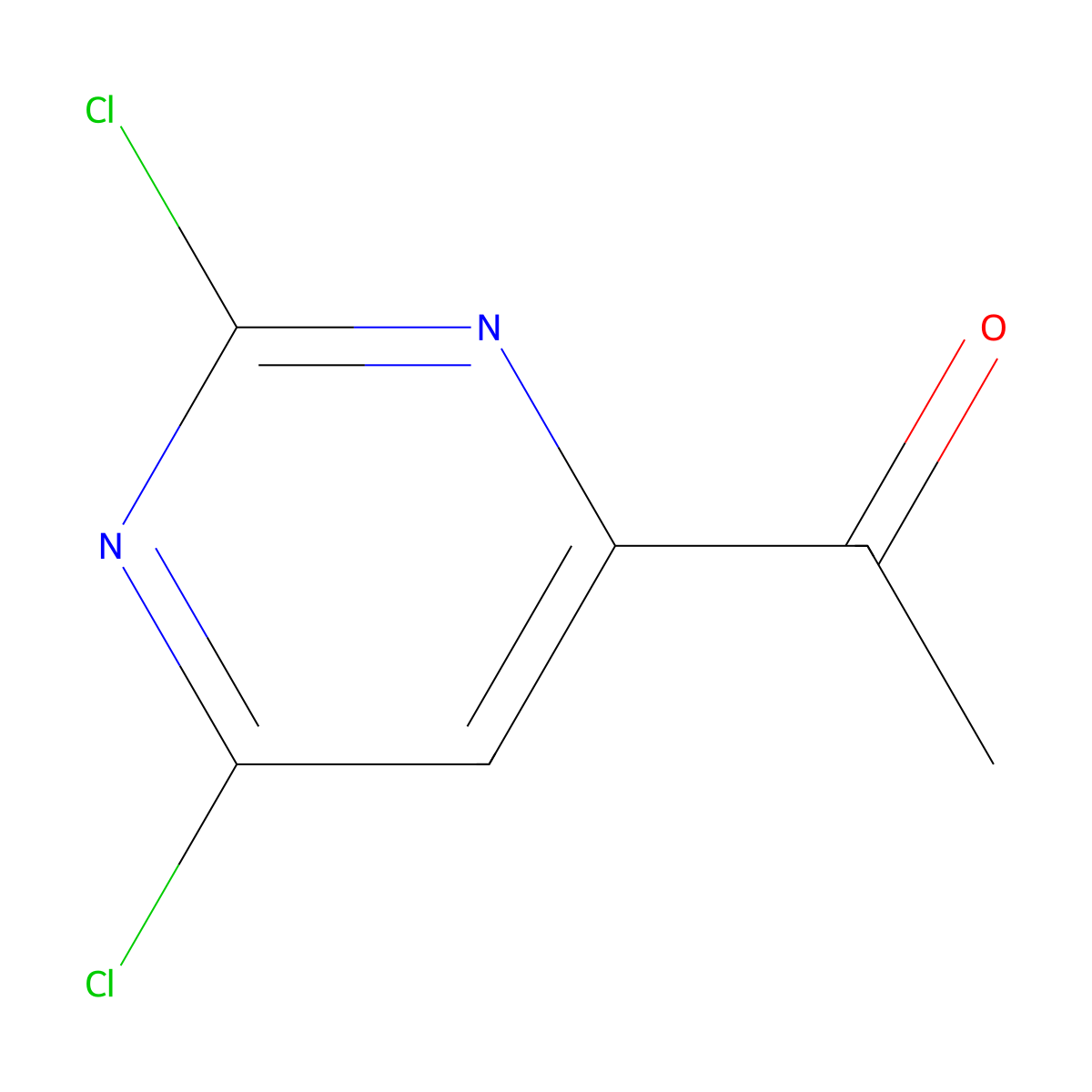 1-(2,6-Dichloropyrimidin-4-YL)ethanone molecular structure, CAS 1246034-32-1