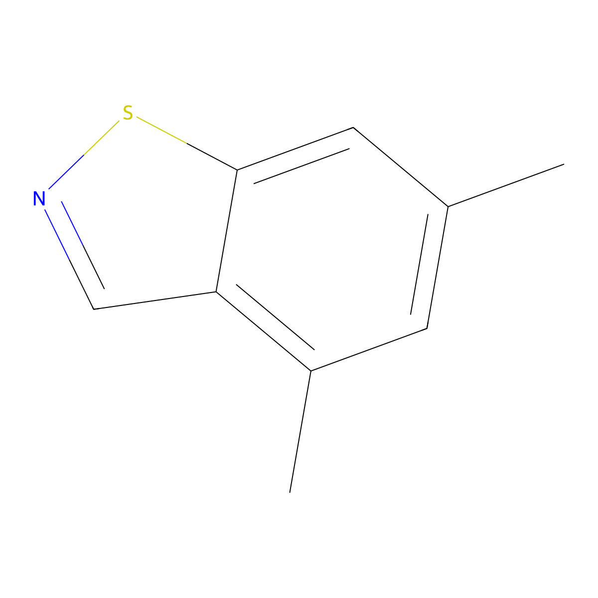 4,6-Dimethylbenzo[d]isothiazole molecular structure, CAS 1246034-43-4